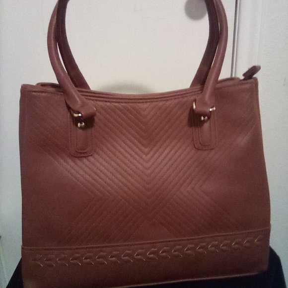 Ivy London Satchel, Cognac